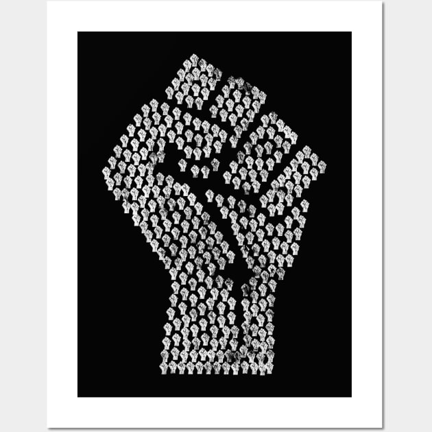 Resist Fist of Fists Wall Art by terrybain